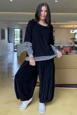 Conrad Layer Knit Black